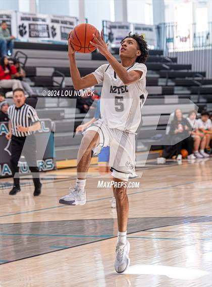 Thumbnail 3 in Cottonwood Classical Prep vs. Aztec ( Al Armendariz Tournament at Capital ) photogallery.