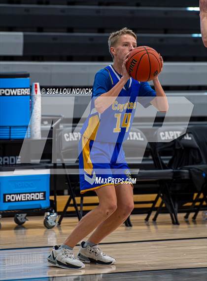 Thumbnail 2 in Cottonwood Classical Prep vs. Aztec ( Al Armendariz Tournament at Capital ) photogallery.