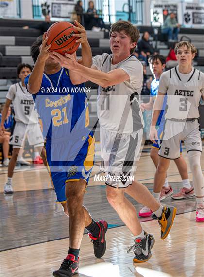 Thumbnail 2 in Cottonwood Classical Prep vs. Aztec ( Al Armendariz Tournament at Capital ) photogallery.