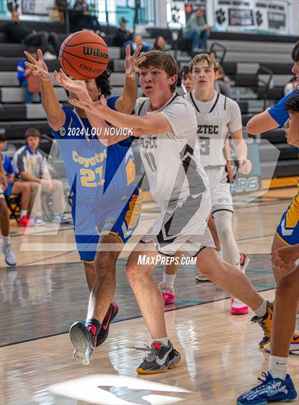 Thumbnail 3 in Cottonwood Classical Prep vs. Aztec ( Al Armendariz Tournament at Capital ) photogallery.