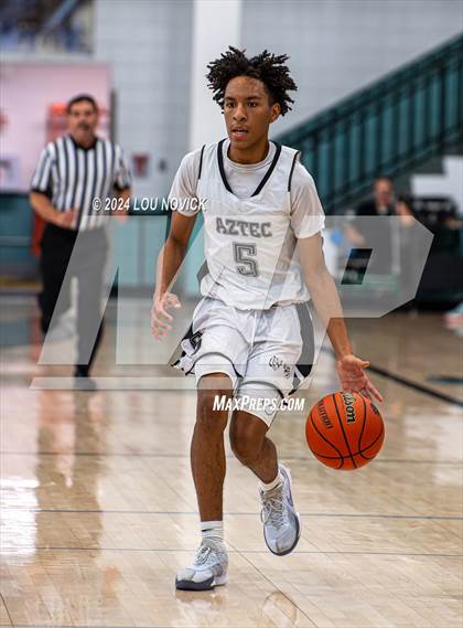 Thumbnail 3 in Cottonwood Classical Prep vs. Aztec ( Al Armendariz Tournament at Capital ) photogallery.
