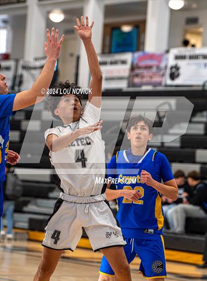 Thumbnail 2 in Cottonwood Classical Prep vs. Aztec ( Al Armendariz Tournament at Capital ) photogallery.
