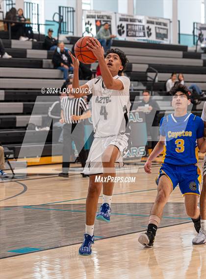 Thumbnail 2 in Cottonwood Classical Prep vs. Aztec ( Al Armendariz Tournament at Capital ) photogallery.