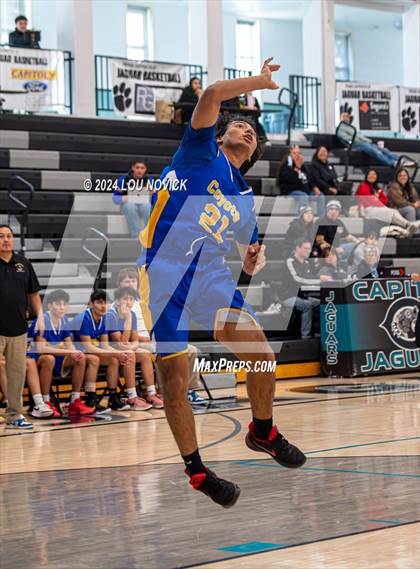 Thumbnail 2 in Cottonwood Classical Prep vs. Aztec ( Al Armendariz Tournament at Capital ) photogallery.