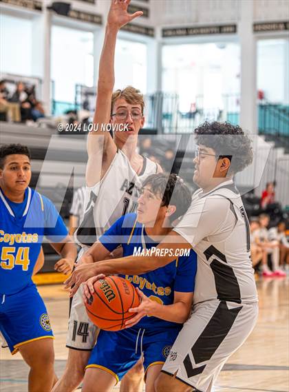 Thumbnail 2 in Cottonwood Classical Prep vs. Aztec ( Al Armendariz Tournament at Capital ) photogallery.