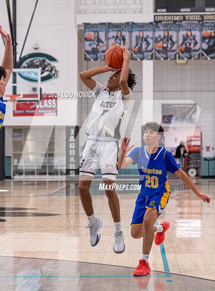Thumbnail 2 in Cottonwood Classical Prep vs. Aztec ( Al Armendariz Tournament at Capital ) photogallery.