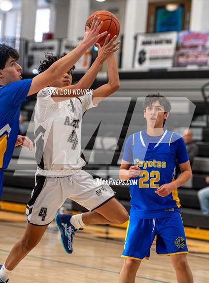 Thumbnail 3 in Cottonwood Classical Prep vs. Aztec ( Al Armendariz Tournament at Capital ) photogallery.