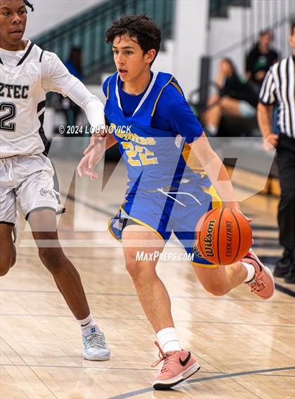 Thumbnail 3 in Cottonwood Classical Prep vs. Aztec ( Al Armendariz Tournament at Capital ) photogallery.