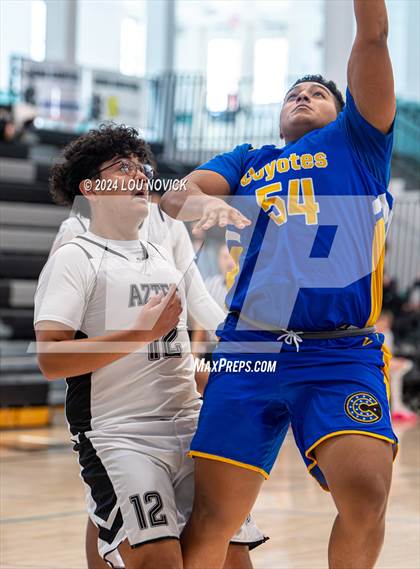 Thumbnail 2 in Cottonwood Classical Prep vs. Aztec ( Al Armendariz Tournament at Capital ) photogallery.