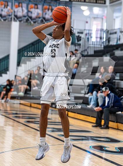 Thumbnail 1 in Cottonwood Classical Prep vs. Aztec ( Al Armendariz Tournament at Capital ) photogallery.