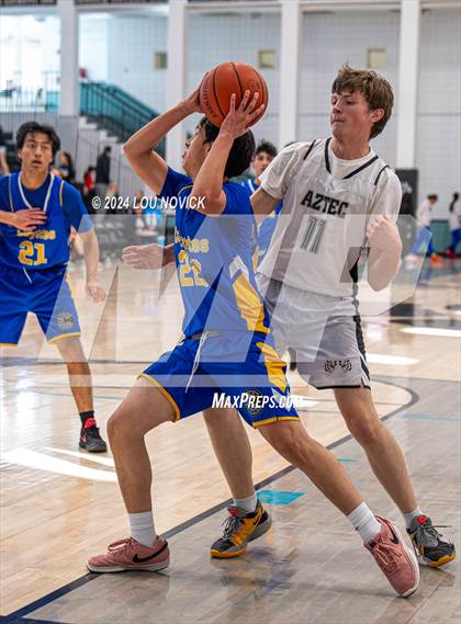 Thumbnail 2 in Cottonwood Classical Prep vs. Aztec ( Al Armendariz Tournament at Capital ) photogallery.