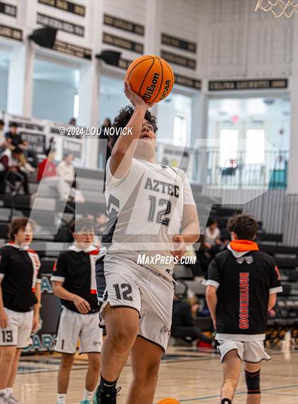 Thumbnail 1 in Cottonwood Classical Prep vs. Aztec ( Al Armendariz Tournament at Capital ) photogallery.