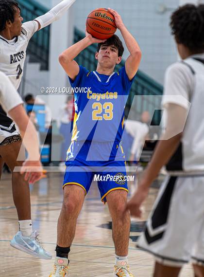 Thumbnail 3 in Cottonwood Classical Prep vs. Aztec ( Al Armendariz Tournament at Capital ) photogallery.