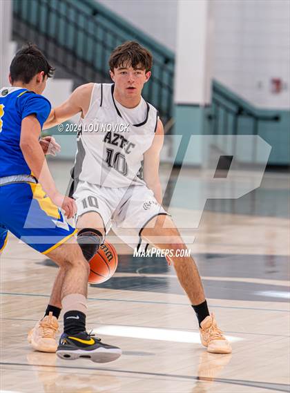 Thumbnail 1 in Cottonwood Classical Prep vs. Aztec ( Al Armendariz Tournament at Capital ) photogallery.