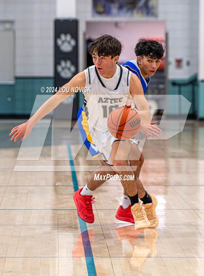 Thumbnail 3 in Cottonwood Classical Prep vs. Aztec ( Al Armendariz Tournament at Capital ) photogallery.