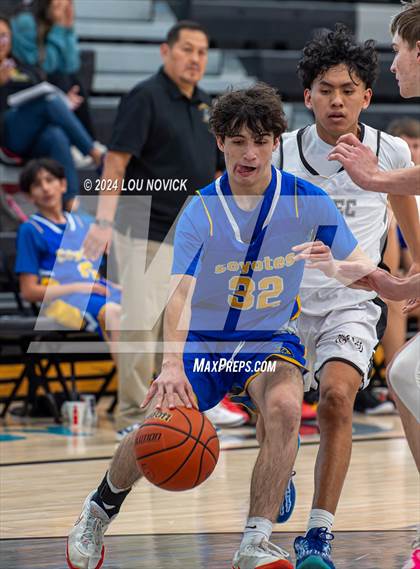 Thumbnail 3 in Cottonwood Classical Prep vs. Aztec ( Al Armendariz Tournament at Capital ) photogallery.