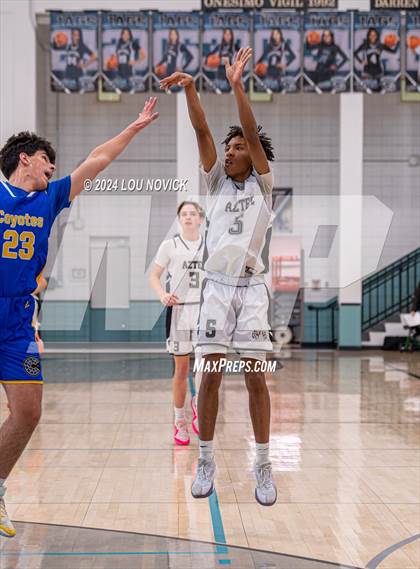 Thumbnail 2 in Cottonwood Classical Prep vs. Aztec ( Al Armendariz Tournament at Capital ) photogallery.