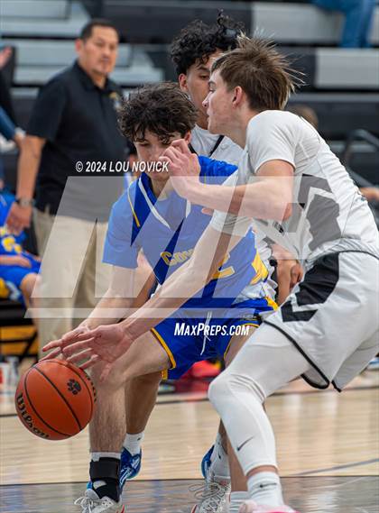 Thumbnail 2 in Cottonwood Classical Prep vs. Aztec ( Al Armendariz Tournament at Capital ) photogallery.