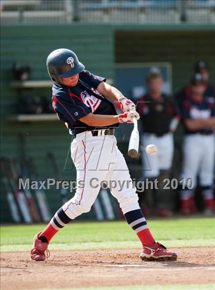 Thumbnail 3 in Oxford Academy vs. Desert Christian (CIF SS D6 Final) photogallery.