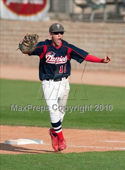 Thumbnail 1 in Oxford Academy vs. Desert Christian (CIF SS D6 Final) photogallery.