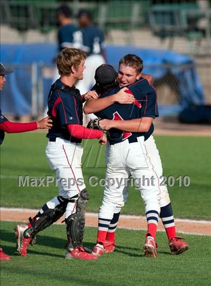 Thumbnail 2 in Oxford Academy vs. Desert Christian (CIF SS D6 Final) photogallery.