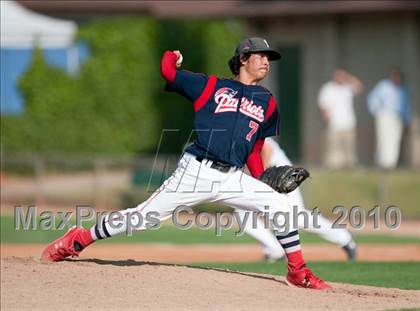 Thumbnail 1 in Oxford Academy vs. Desert Christian (CIF SS D6 Final) photogallery.