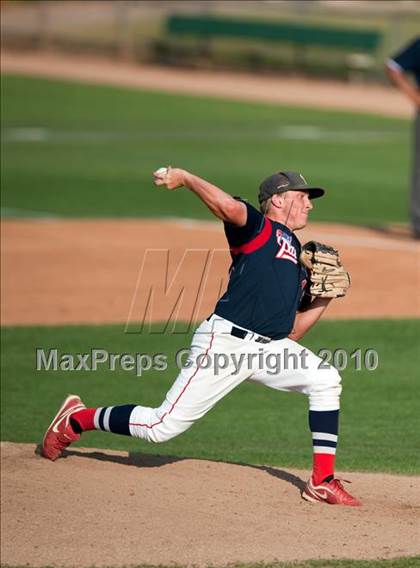 Thumbnail 3 in Oxford Academy vs. Desert Christian (CIF SS D6 Final) photogallery.