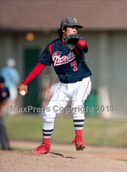 Thumbnail 2 in Oxford Academy vs. Desert Christian (CIF SS D6 Final) photogallery.