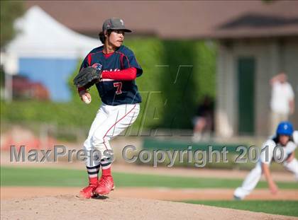 Thumbnail 3 in Oxford Academy vs. Desert Christian (CIF SS D6 Final) photogallery.