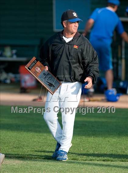 Thumbnail 1 in Oxford Academy vs. Desert Christian (CIF SS D6 Final) photogallery.