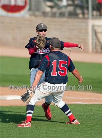 Thumbnail 2 in Oxford Academy vs. Desert Christian (CIF SS D6 Final) photogallery.