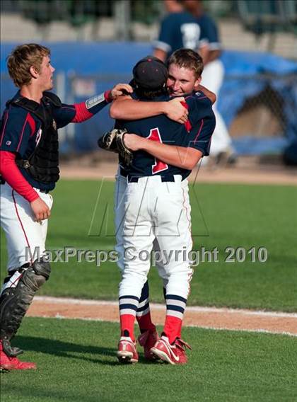 Thumbnail 1 in Oxford Academy vs. Desert Christian (CIF SS D6 Final) photogallery.