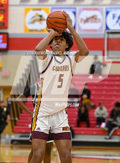 Thumbnail 1 in Lawrence Central vs Bloomington North (Fishers Holiday Classic)  photogallery.