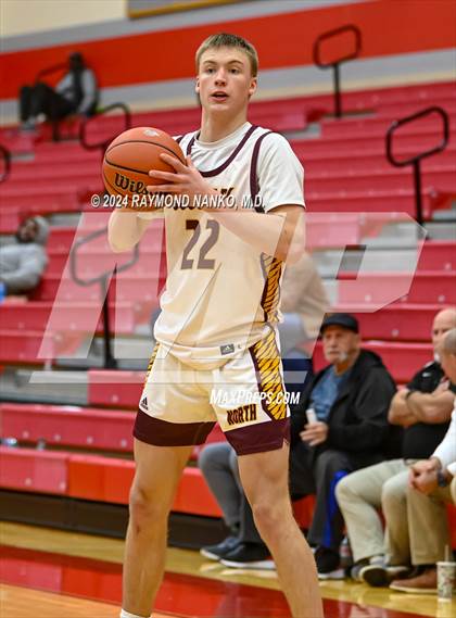 Thumbnail 3 in Lawrence Central vs Bloomington North (Fishers Holiday Classic)  photogallery.