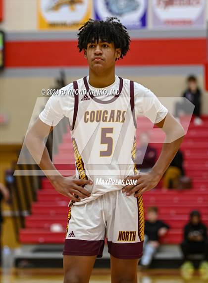 Thumbnail 3 in Lawrence Central vs Bloomington North (Fishers Holiday Classic)  photogallery.