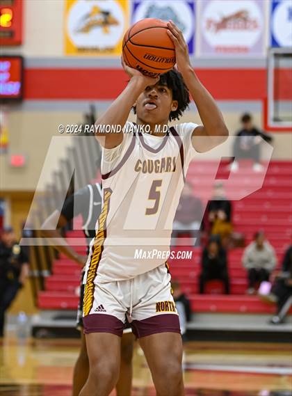 Thumbnail 3 in Lawrence Central vs Bloomington North (Fishers Holiday Classic)  photogallery.