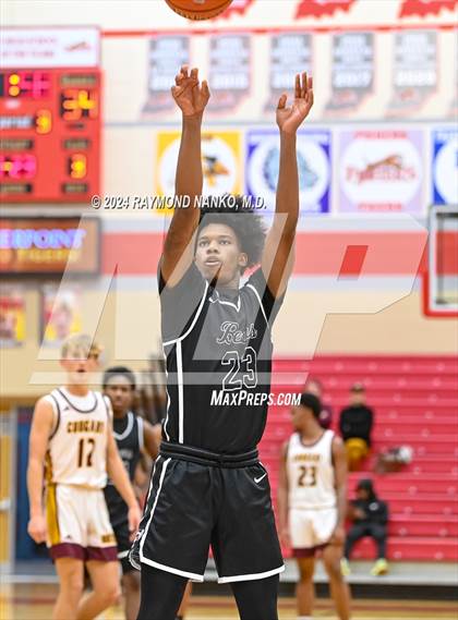 Thumbnail 2 in Lawrence Central vs Bloomington North (Fishers Holiday Classic)  photogallery.