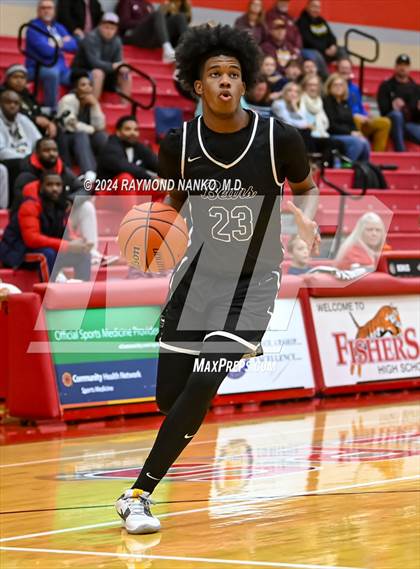 Thumbnail 1 in Lawrence Central vs Bloomington North (Fishers Holiday Classic)  photogallery.