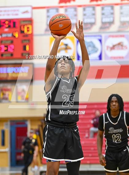 Thumbnail 2 in Lawrence Central vs Bloomington North (Fishers Holiday Classic)  photogallery.