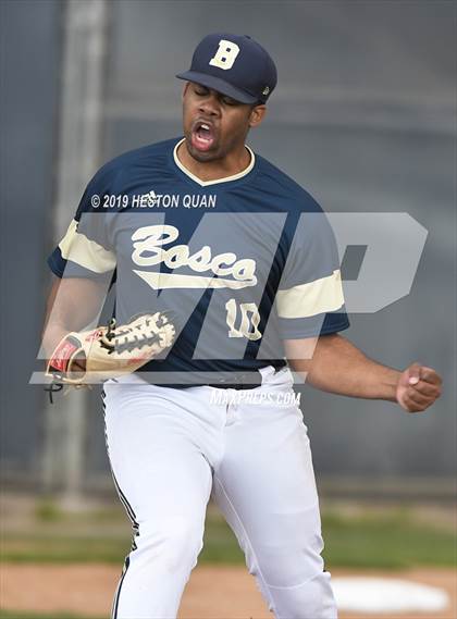 Thumbnail 2 in Mira Costa @ St. John Bosco (Newport Elks Tournament) photogallery.