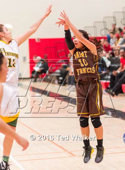 Thumbnail 2 in Pinewood vs. Saint Francis (CIF CCS Open Div. Playoff) photogallery.