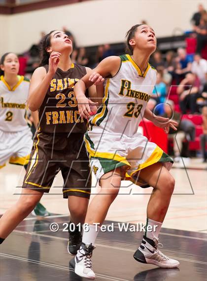 Thumbnail 2 in Pinewood vs. Saint Francis (CIF CCS Open Div. Playoff) photogallery.