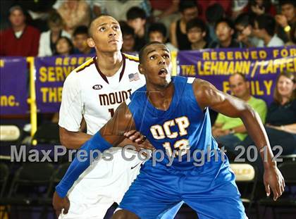 Thumbnail 1 in Orlando Christian Prep vs Mt. Vernon (Montverde Academy Invitational Tournament) photogallery.