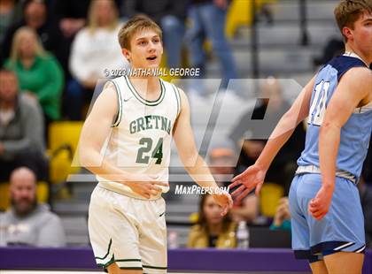 Thumbnail 1 in Gretna vs. Creighton Prep (Metro Tournament) photogallery.