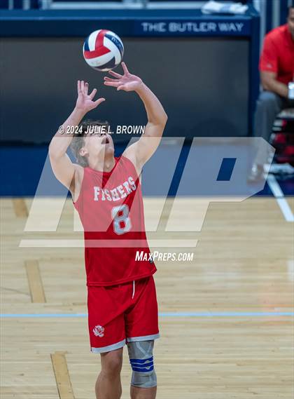 Thumbnail 2 in Fishers vs. Roncalli (IBVCA State semifinal playoff) photogallery.