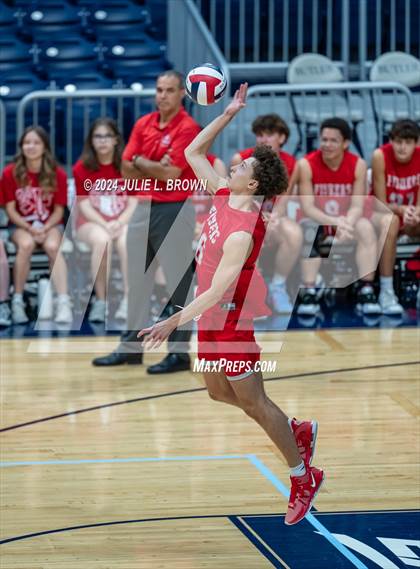 Thumbnail 3 in Fishers vs. Roncalli (IBVCA State semifinal playoff) photogallery.