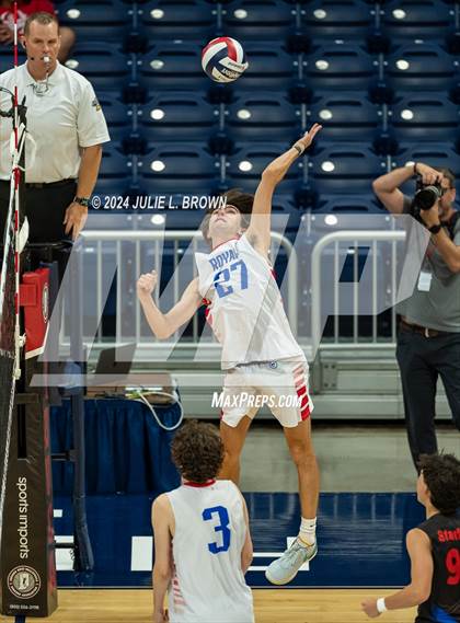 Thumbnail 3 in Fishers vs. Roncalli (IBVCA State semifinal playoff) photogallery.