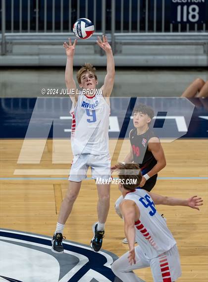 Thumbnail 3 in Fishers vs. Roncalli (IBVCA State semifinal playoff) photogallery.