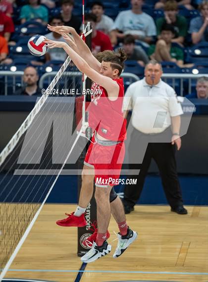 Thumbnail 1 in Fishers vs. Roncalli (IBVCA State semifinal playoff) photogallery.