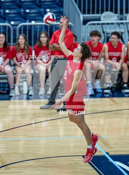 Thumbnail 1 in Fishers vs. Roncalli (IBVCA State semifinal playoff) photogallery.